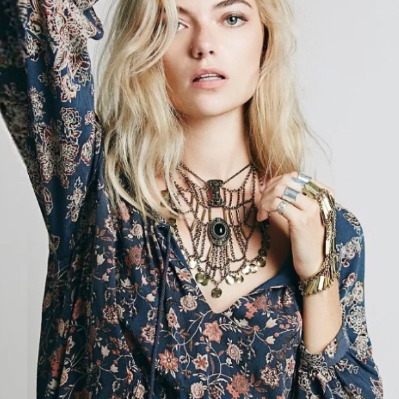 Raglan Swing DRESS Floral Paisley Lucky Loosey - Picture 4 of 5